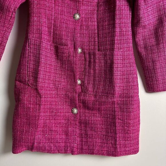 Magenta Tweed dress - Picture 10 of 16